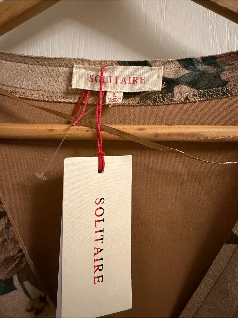 NWT Solitaire Faux Suede Duster Floral Jacket Size L - Picture 4 of 13